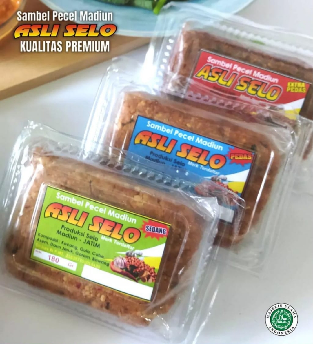 Sambel Kacang Varian Pedas 150gr